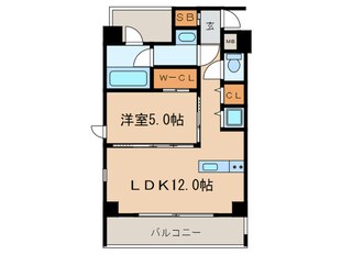 IZ-Residenceの物件間取画像
